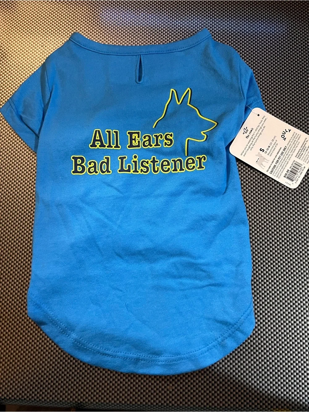 All Ears Bad Listener Blue Dog Tee by